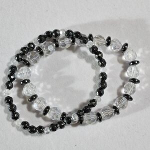 Stretch Bracelets Handcrafted Set of 2